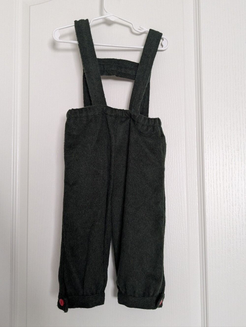 Boys Wool Dark Green Bavarian Costume Toddler 4 - Picture 2 of 6